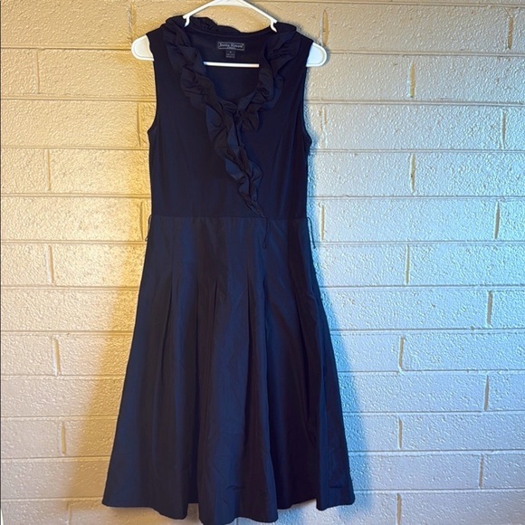 Jessica Howard Black Sleeveless A-Line Midi Dress - Picture 1 of 7